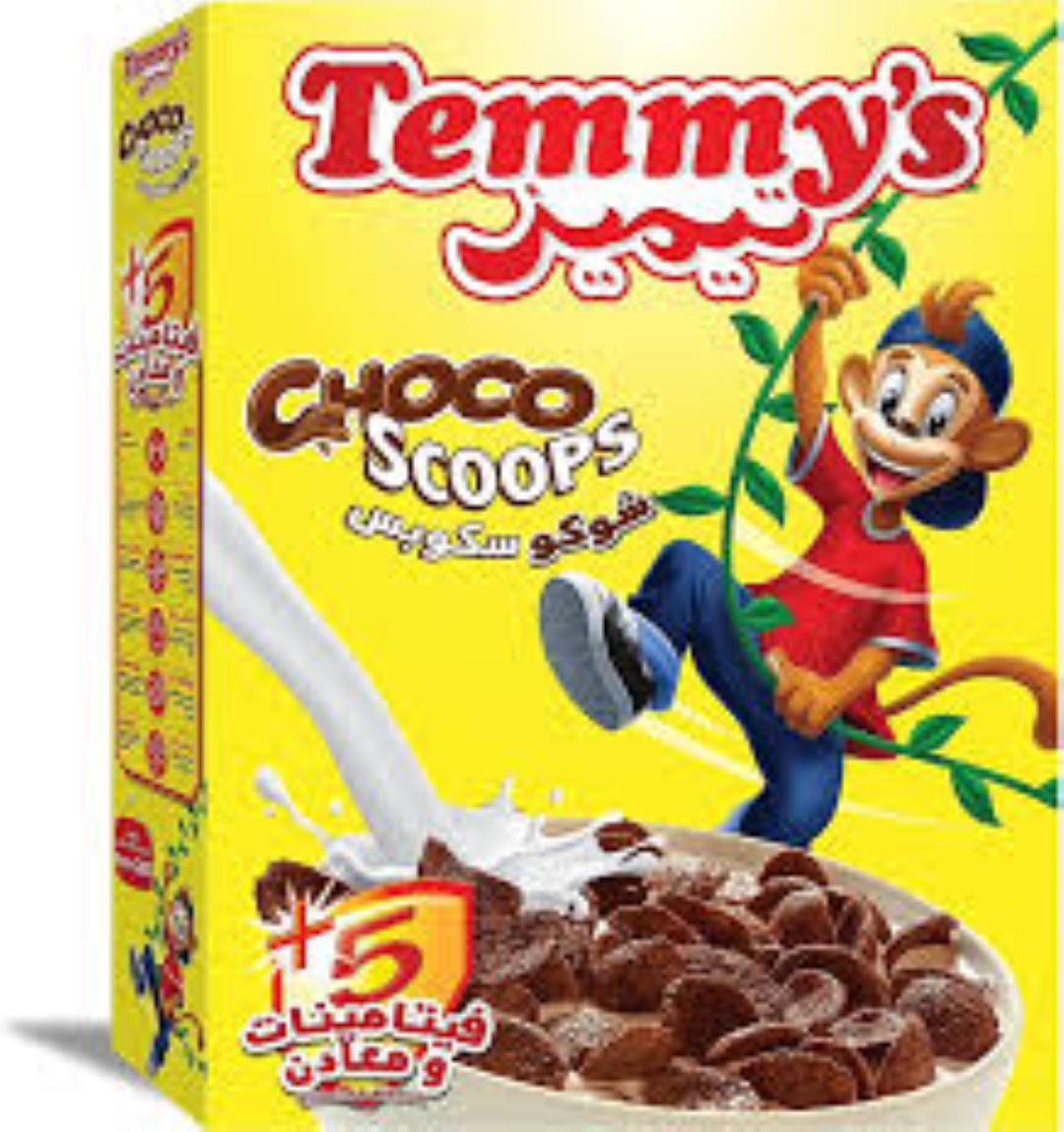 TEMMY'S CHOCO SCOOPS 250G